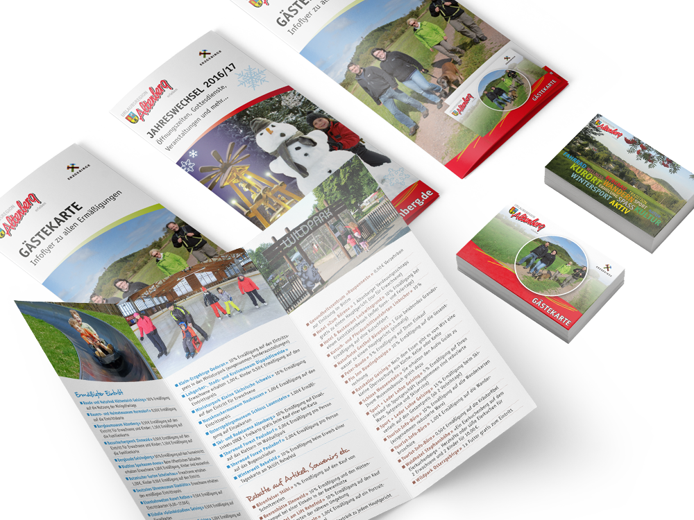 Drucksachen Tourist-Info-Büro Altenberg