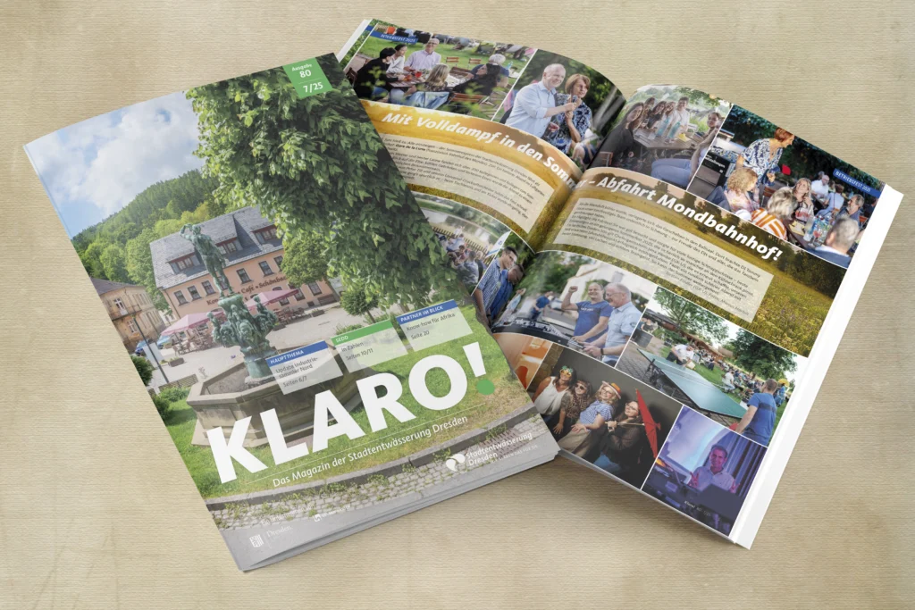KLARO! - Mitarbeitermagazin der Stadtentwässerung Dresden